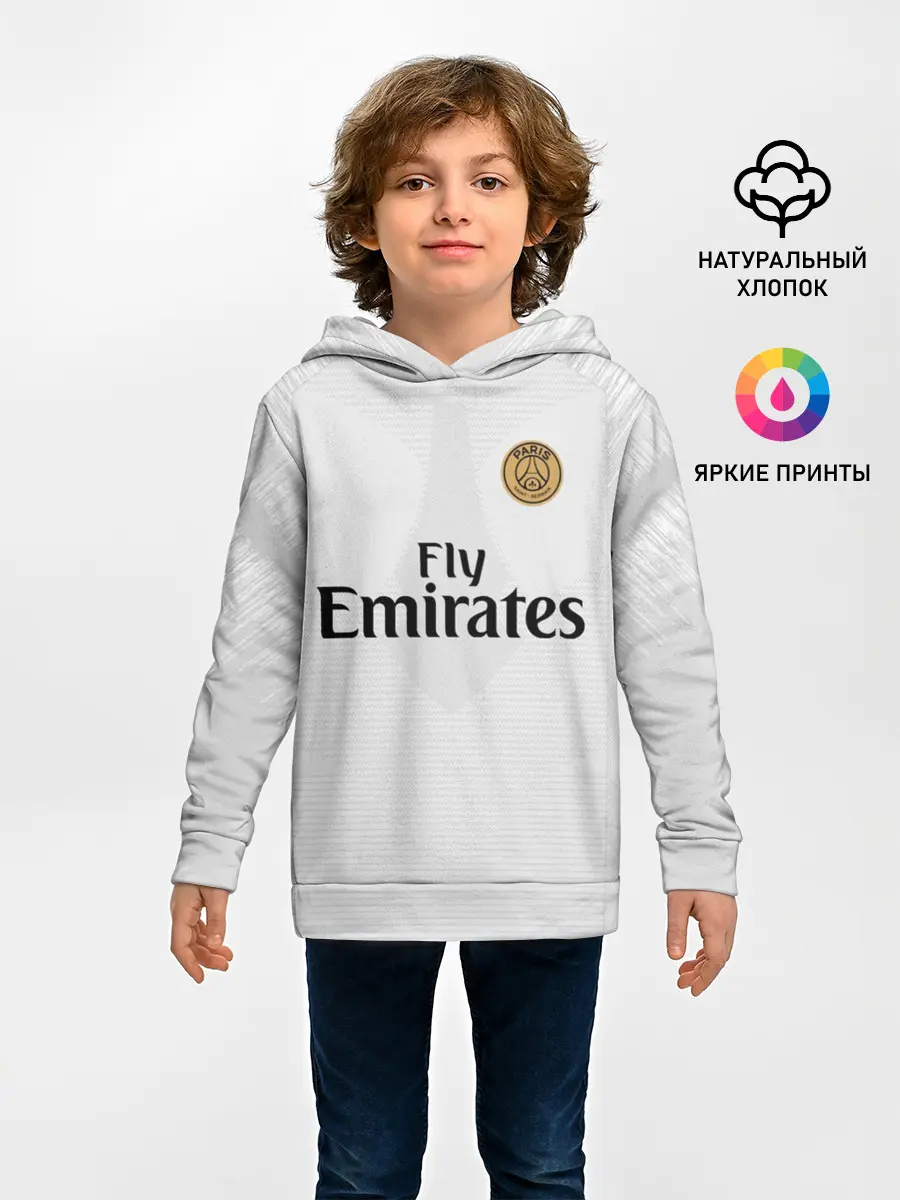 Детское худи / Mbappe away 18-19