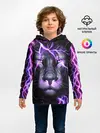 Детское худи / НЕОНОВЫЙ ЛЕВ / NEON LION