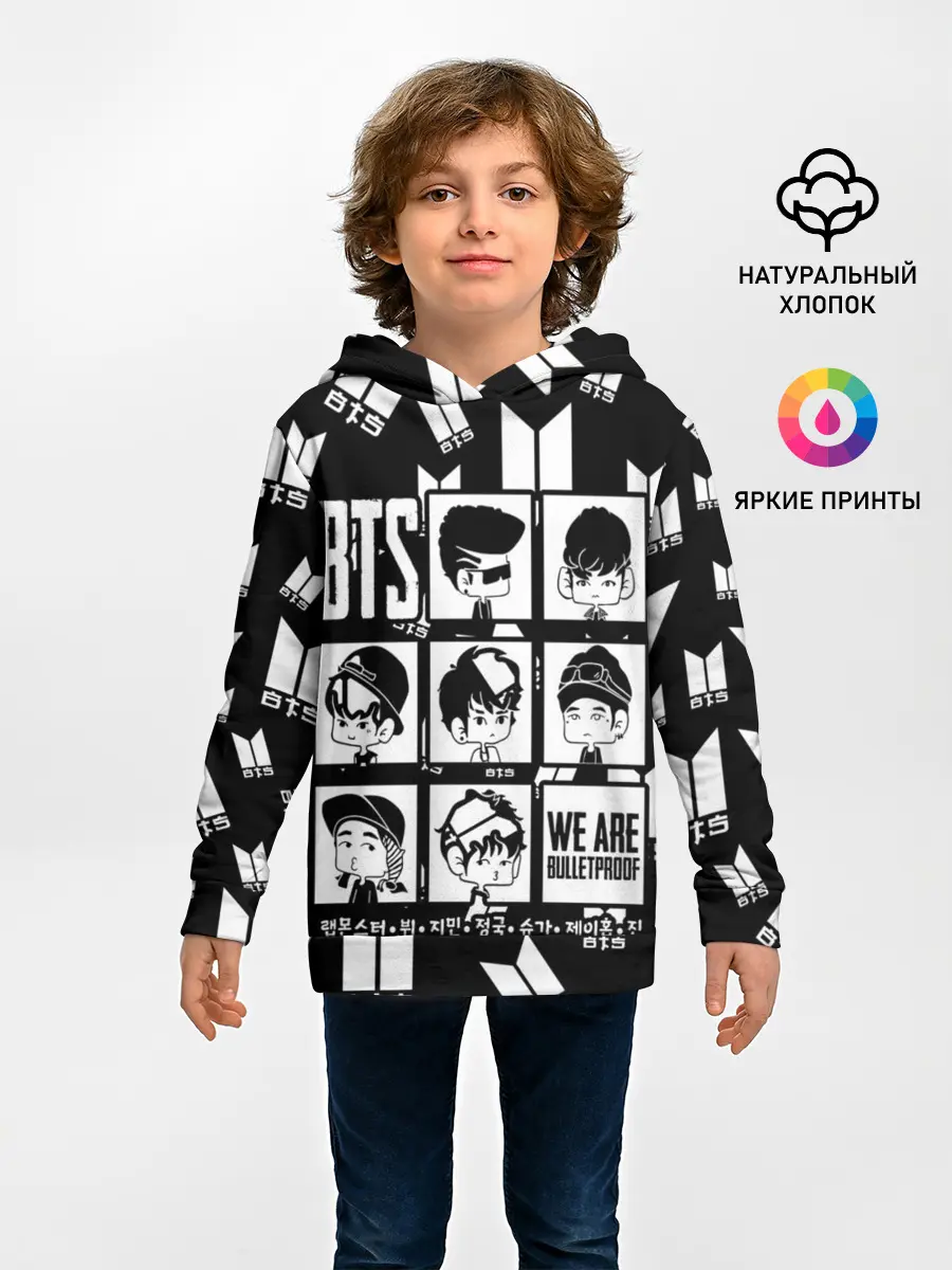 Детское худи / BTS WE ARE BULLETPROOF