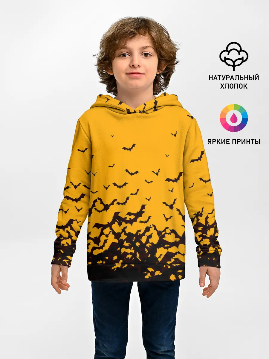 Детское худи / ХЕЛЛОУИНСКИЕ ЛЕТУЧИЕ МЫШИ