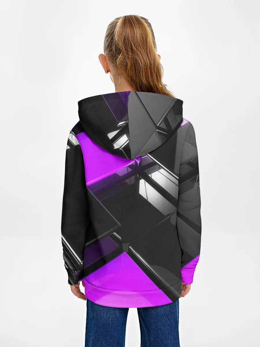 Детское худи / Неоновые кубы