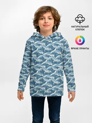 Детское худи / Волны