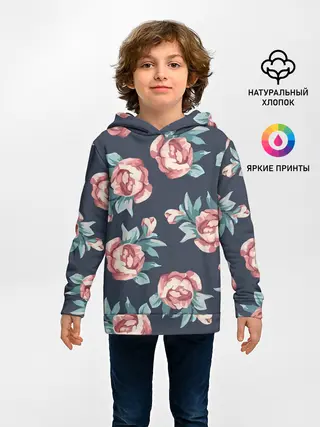 Детское худи / Розы