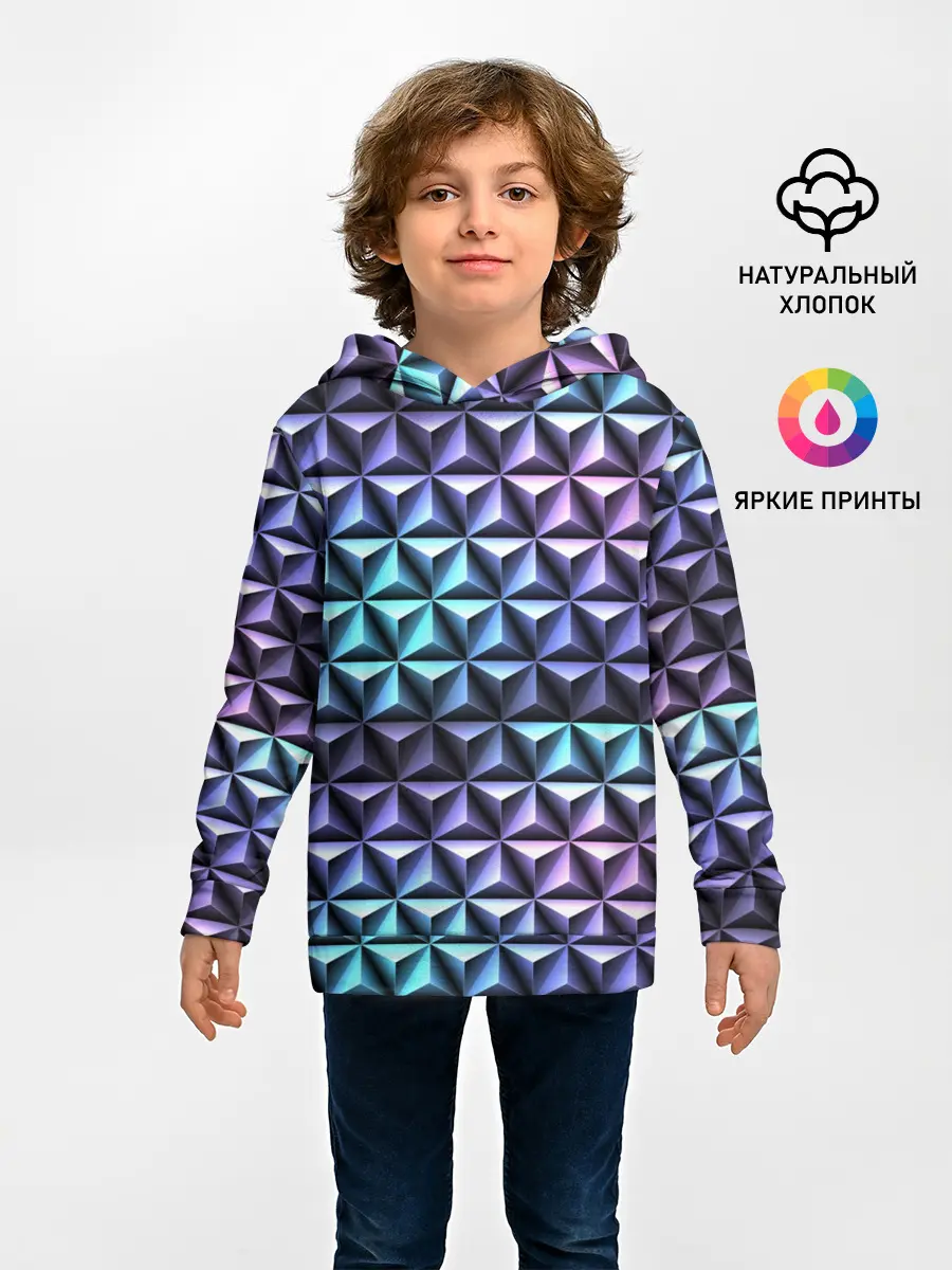 Детское худи / НЕОНОВАЯ СТАЛЬ