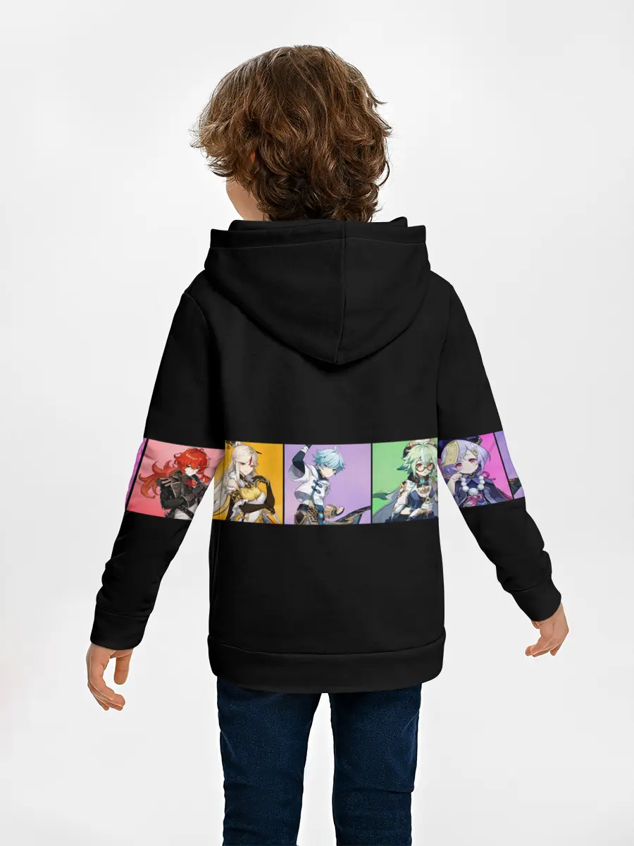 Детское худи / Genshin Impact - Полоса