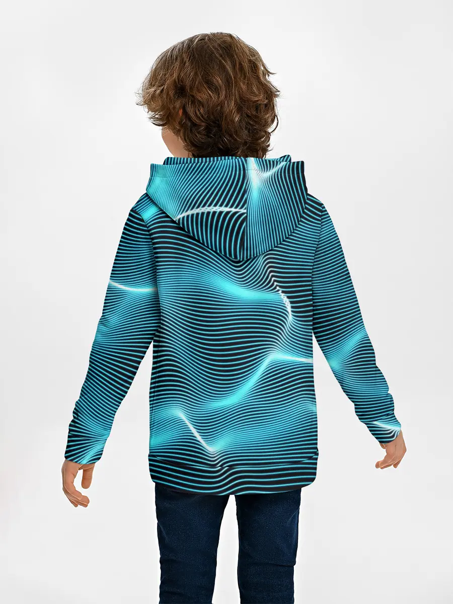 Детское худи / Neon lines