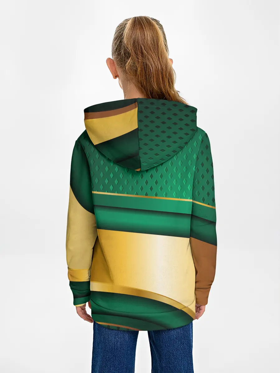 Детское худи / GREEN GOLD 3D