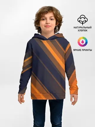 Детское худи / ORANGE Black