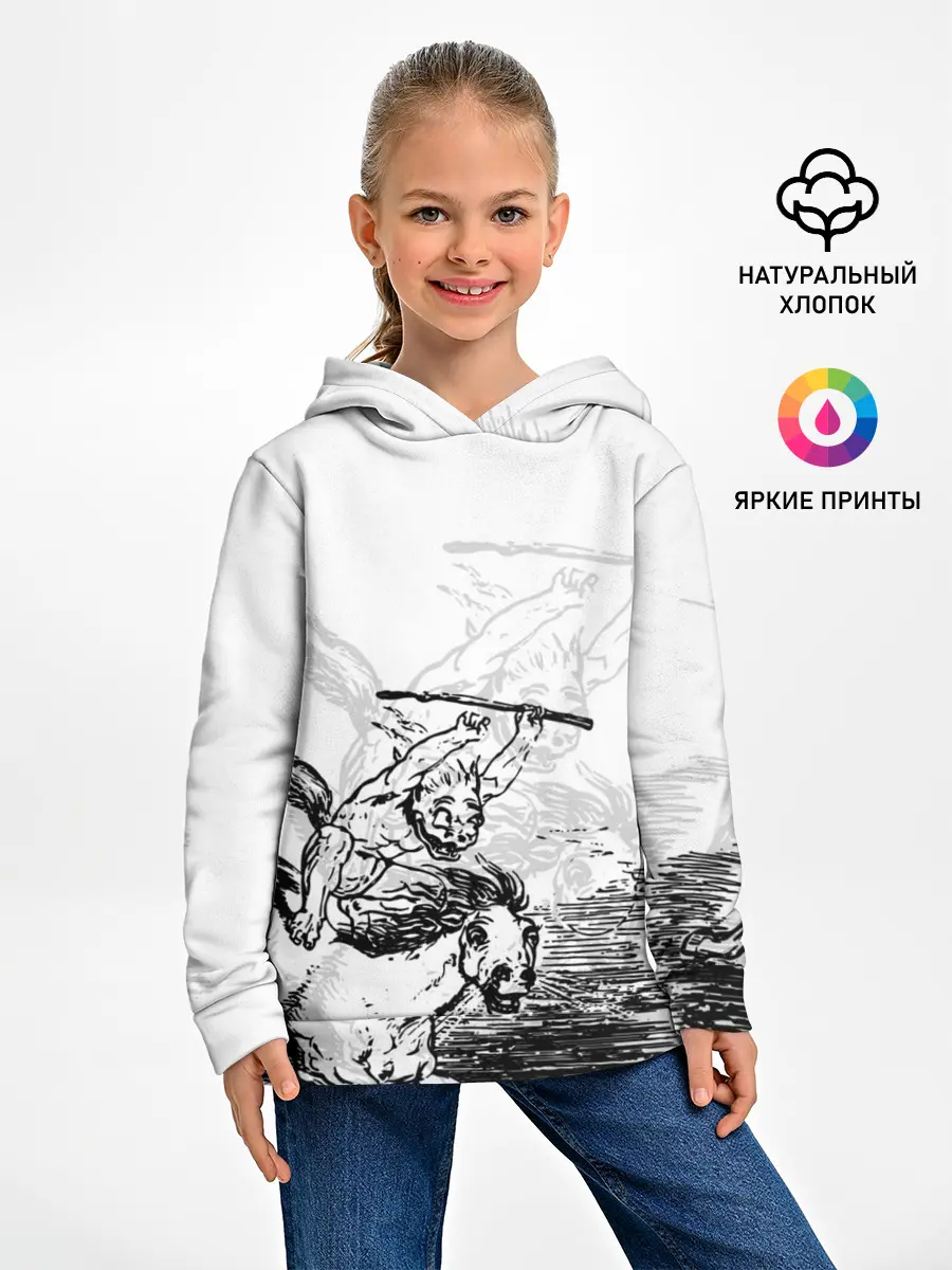 Детское худи / A demon on a horse