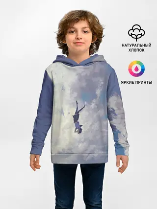Детское худи / Летящая девушка