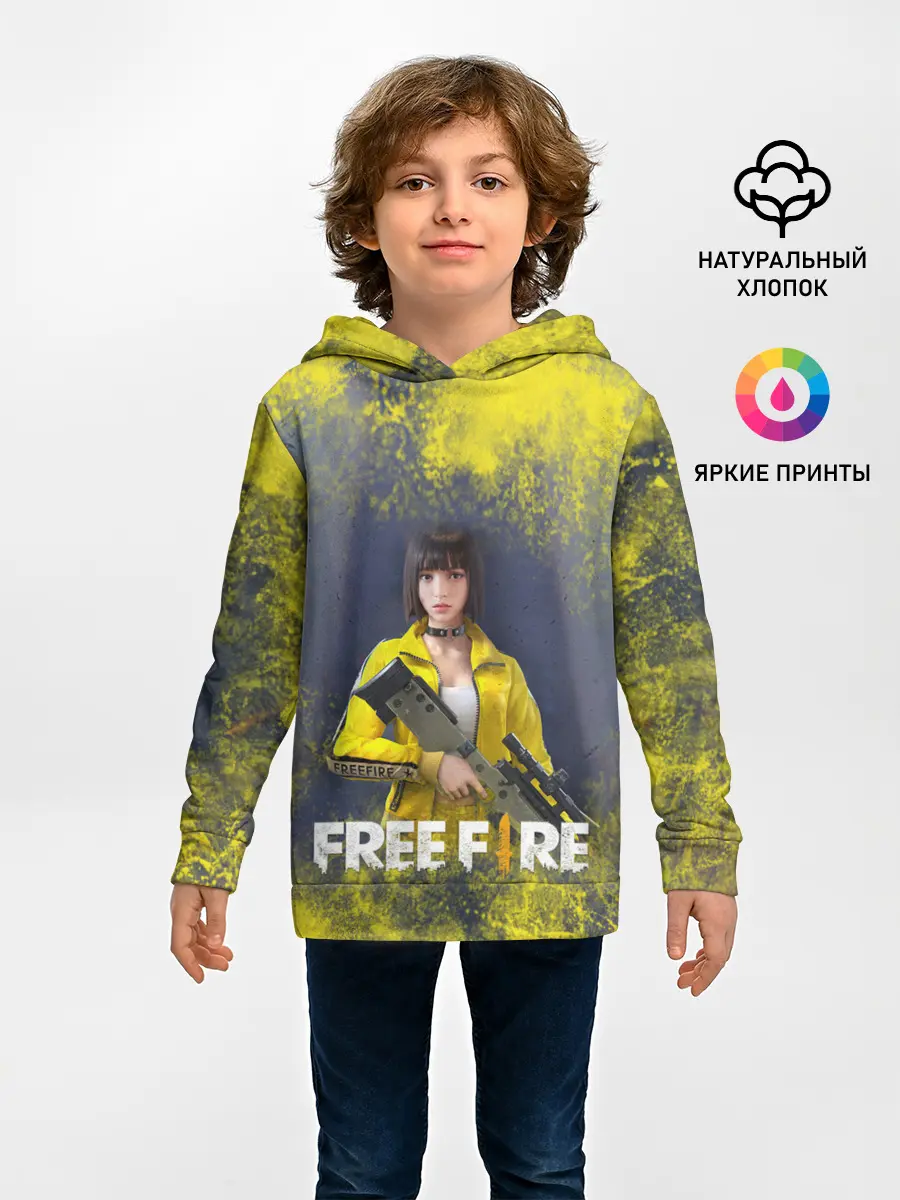 Детское худи / GARENA FREEFIRE | БАТЛГРАУНД