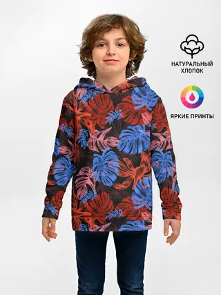Детское худи / Неоновые Тропики