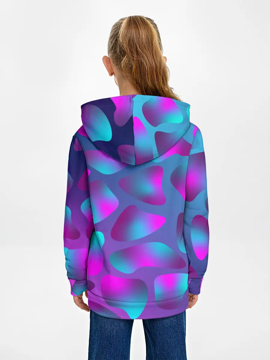 Детское худи / Неоновые капли