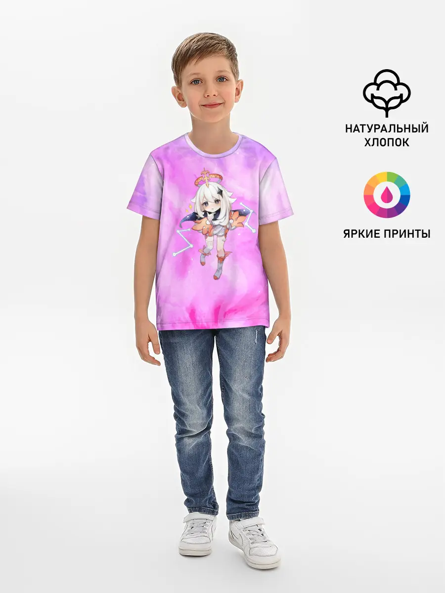 Детская базовая футболка / Genshin Impact