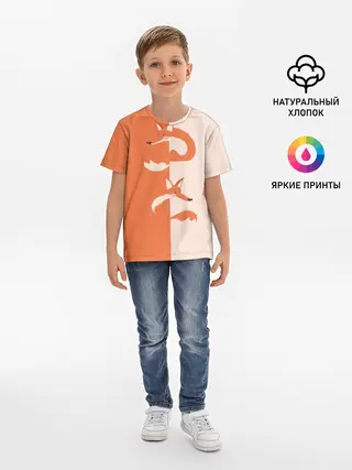 Детская базовая футболка / Лисичка-сестричка