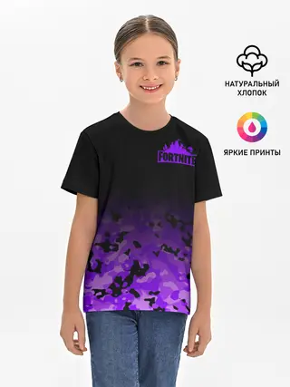 Детская базовая футболка / Fortnite