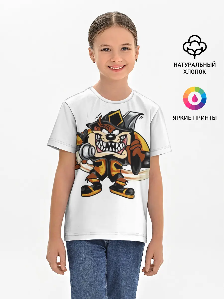 Детская базовая футболка / Пожарный демон