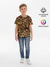 Детская базовая футболка / Леопард