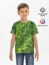 Детская базовая футболка / Хвойная масса
