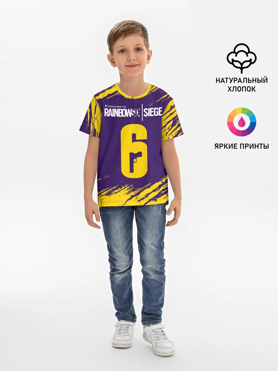 Детская базовая футболка / RAINBOW SIX SIEGE / РАДУГА 6