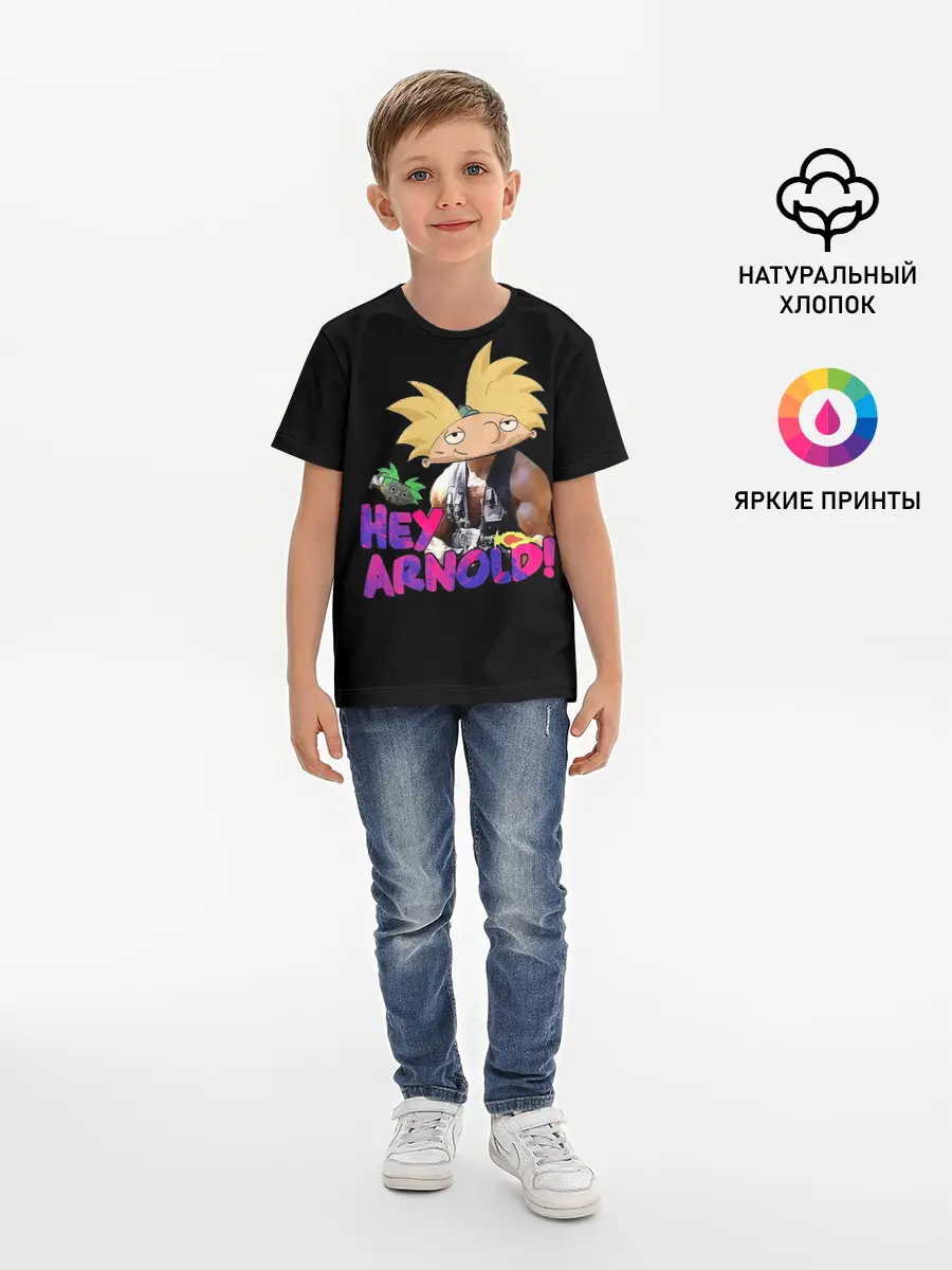 Детская базовая футболка / Hey Arnold