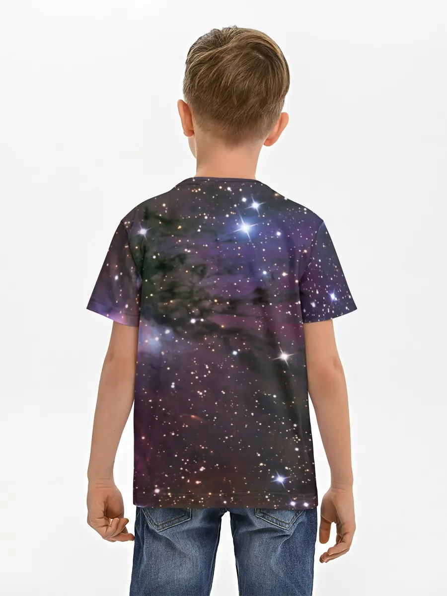 Детская базовая футболка / Галактика