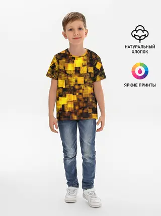 Детская базовая футболка / Неоновый взрыв