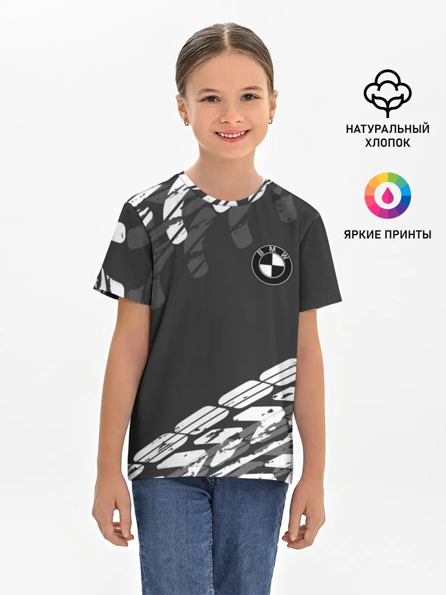 Детская базовая футболка / БМВ | BMW TIRE TREAD