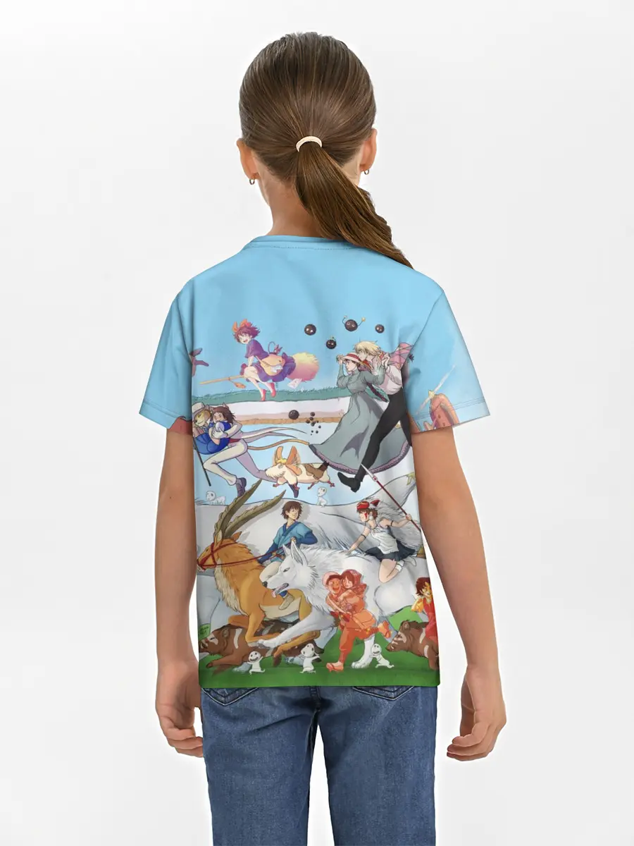 Детская базовая футболка / Studio Ghibli