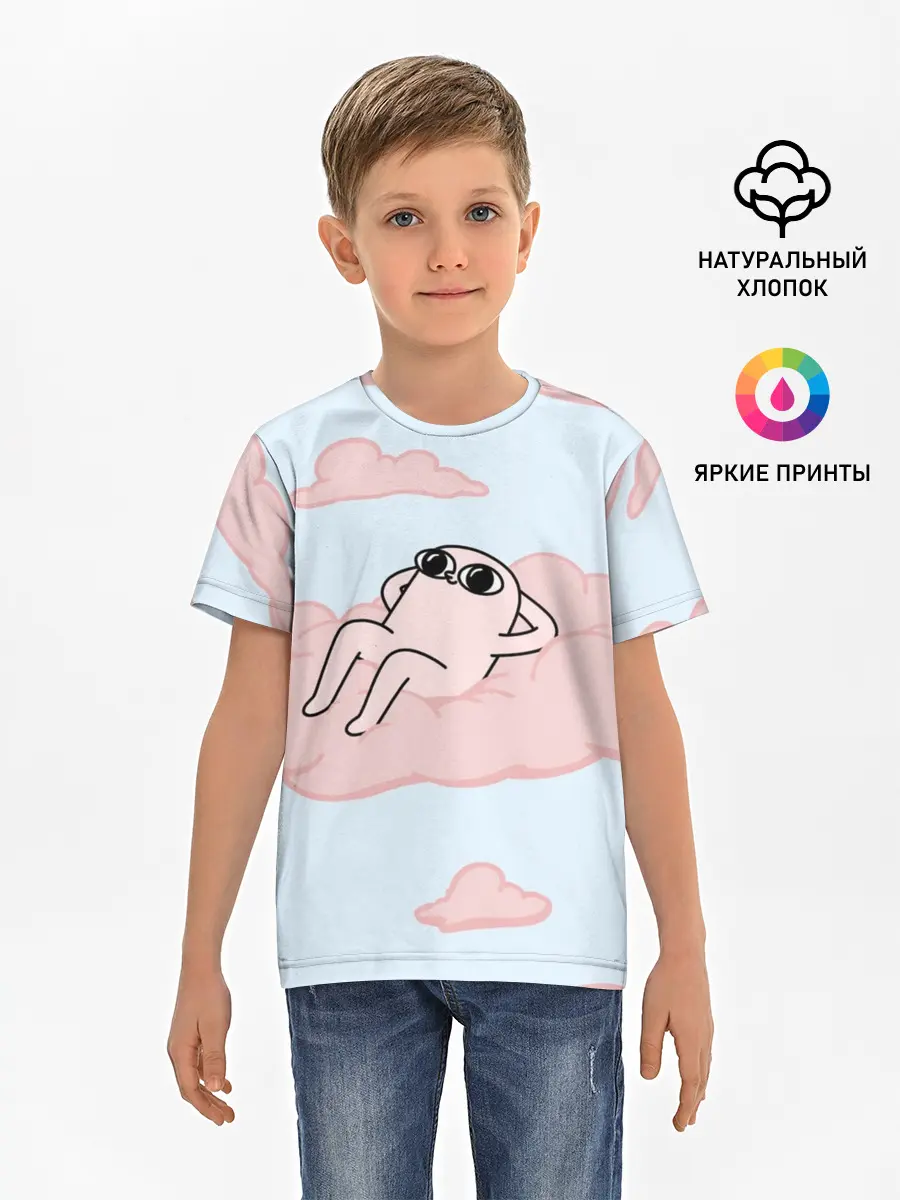 Детская базовая футболка / мем