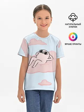 Детская базовая футболка / мем