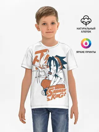 Детская базовая футболка / Дружба Йо и Амидамару