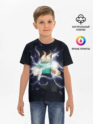 Детская базовая футболка / MINECRAFT
