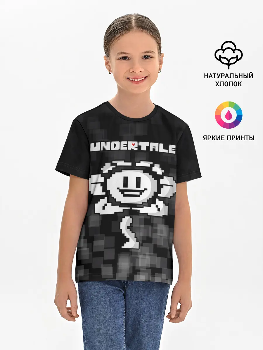 Детская базовая футболка / Undertale.