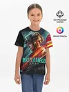Детская базовая футболка / Battlefield 2042 game art