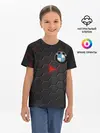 Детская базовая футболка / Карбон и BMW