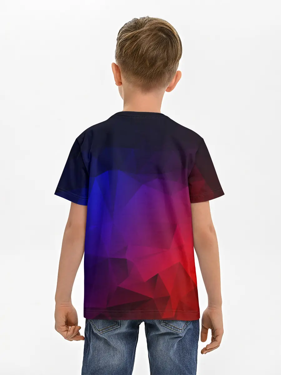 Детская базовая футболка / НЕОНОВАЯ ГЕОМЕТРИЯ