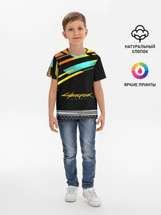 Детская базовая футболка / CyberPunk 2077