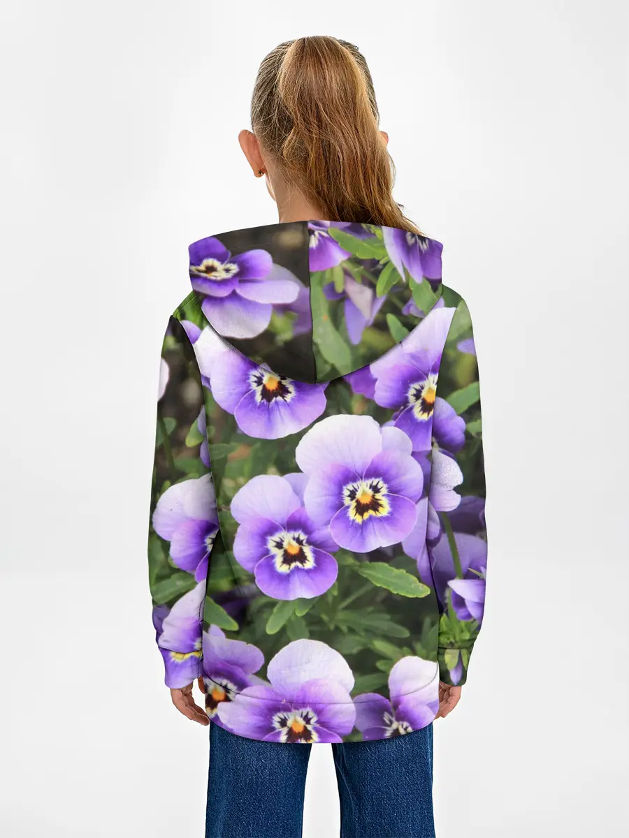 Детское худи / Анютины глазки