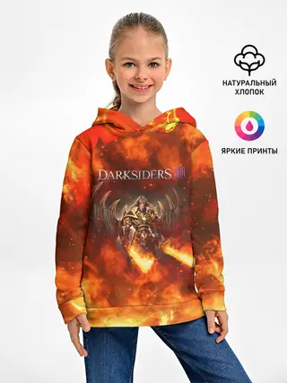 Детское худи / Darksiders 3 | Гнев Войны 3