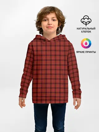 Детское худи / Шотландка