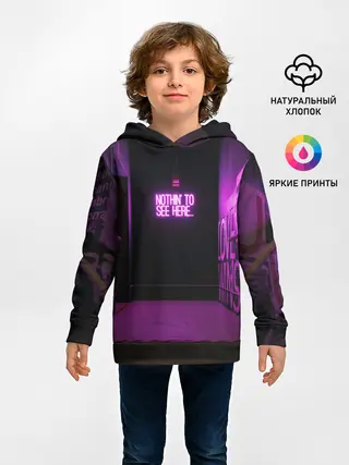 Детское худи / Неоновый стиль