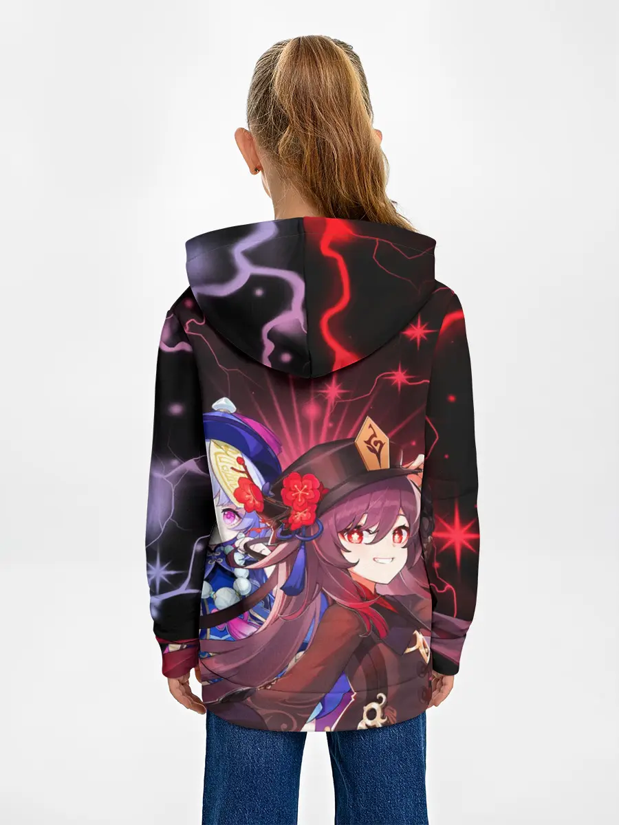 Детское худи / Ху Тао и Ци Ци, Genshin Impact