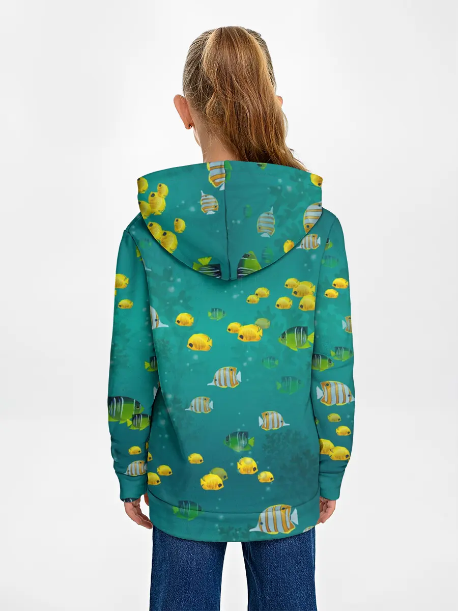 Детское худи / Подводный мир. Рыбки