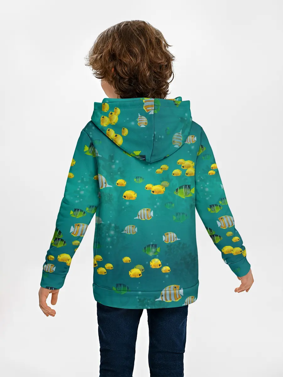 Детское худи / Подводный мир. Рыбки