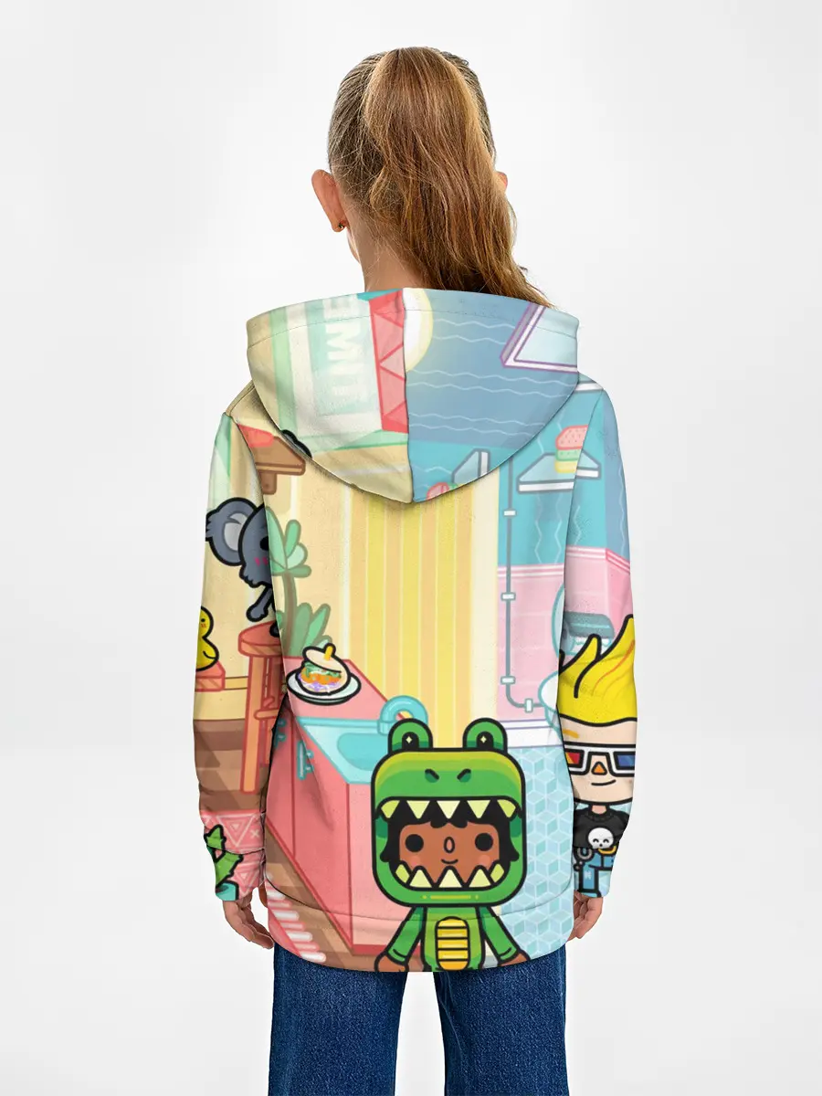 Детское худи / Toca Boca | Тока бока костюм крокодила