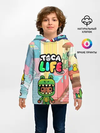 Детское худи / Toca Boca | Тока бока костюм крокодила