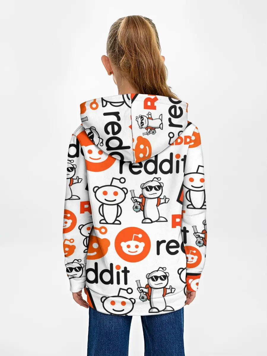 Детское худи / REDDIT / РЕДДИТ / ЛОГОБОМБИНГ