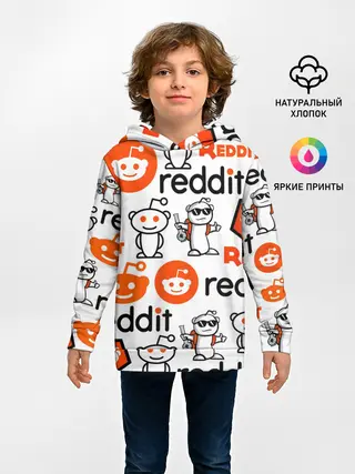 Детское худи / REDDIT / РЕДДИТ / ЛОГОБОМБИНГ