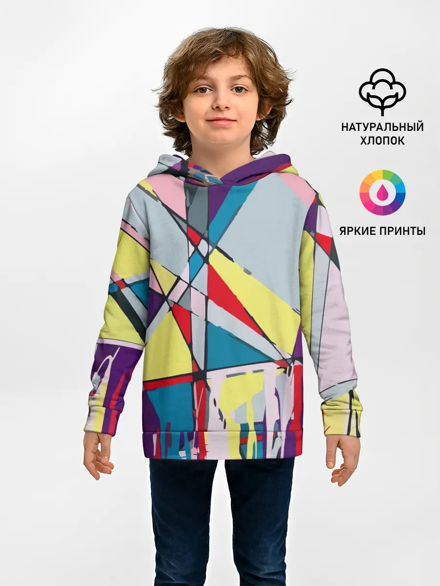 Детское худи / Cubisme